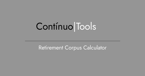 Retirement Corpus Calculator